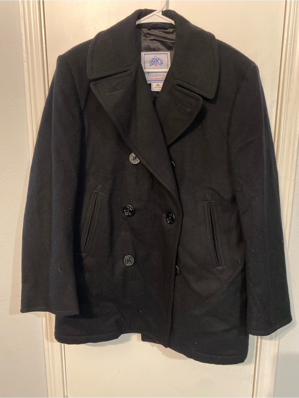 DSCP Quarterdeck Pea Coat 40R